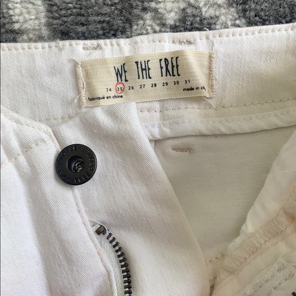 Free People White Denim Mini - Picture 3 of 4